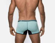 PUMP! Cotton Boxer Sport Agua Marina Mesh Pockets Jogger Athletic 11063 T8