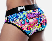 PUMP! Eco-Briefs DRIP From Graffiti Recycled Bottles Resistant Brief 12070