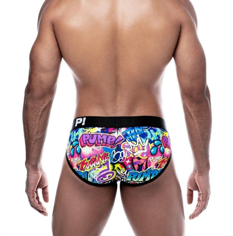 PUMP! Eco-Briefs DRIP From Graffiti Recycled Bottles Resistant Brief 12070