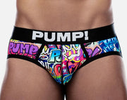 PUMP! Jockstrap Eco Friendly Drip Graffiti Full-Front Jock 15071