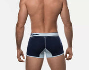 PUMP! Jogger Sports Baby Blue Steel Boxer Trunk Mesh Pockets 11050 T9