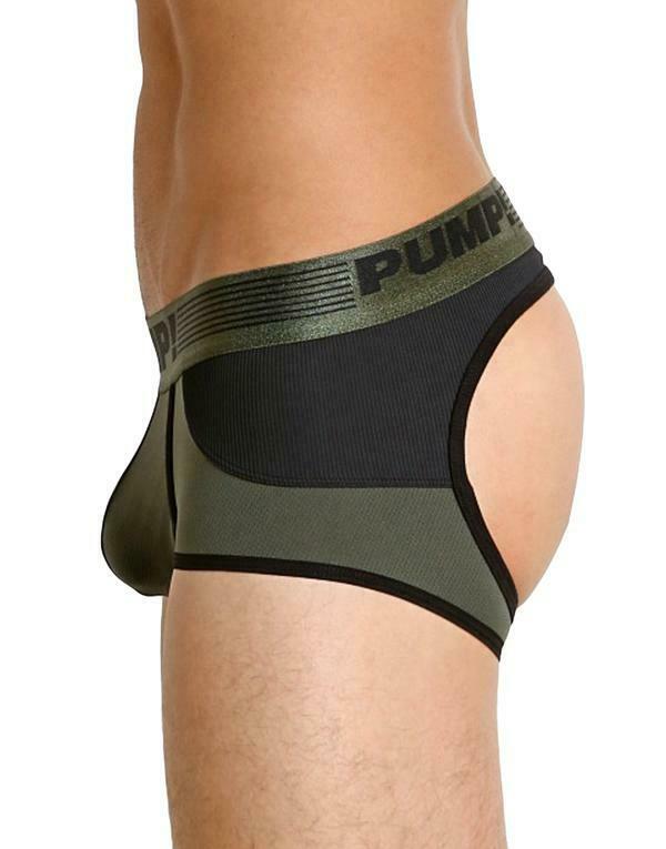 PUMP! Jock Access Trunk BottomLess Boxer Jockstrap BackLess Military 15033 6