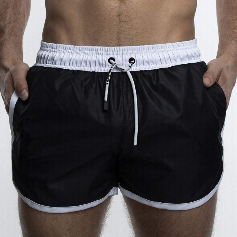 Small PUMP! Swimwear Beach Boy Quick Dry Swim-Short Black 13001 8