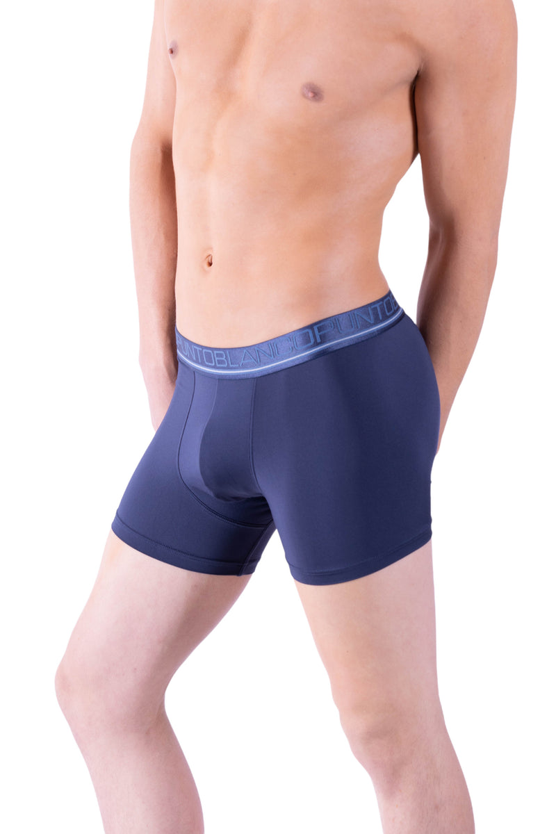 Punto Blanco Boxer Casual Men Underwear Long Boxer Brief Blue 3338 10