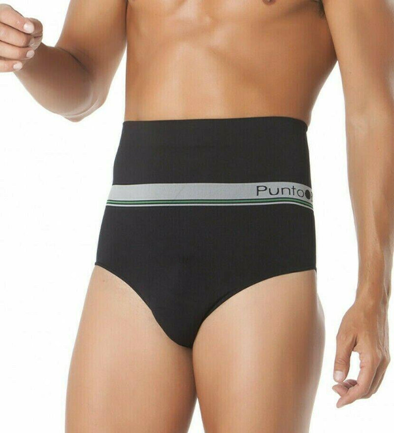 Punto Blanco S/M Punto Blanco Brief Xculpt Control Slip Waist Reduction Briefs Blk 3037-10-090 4