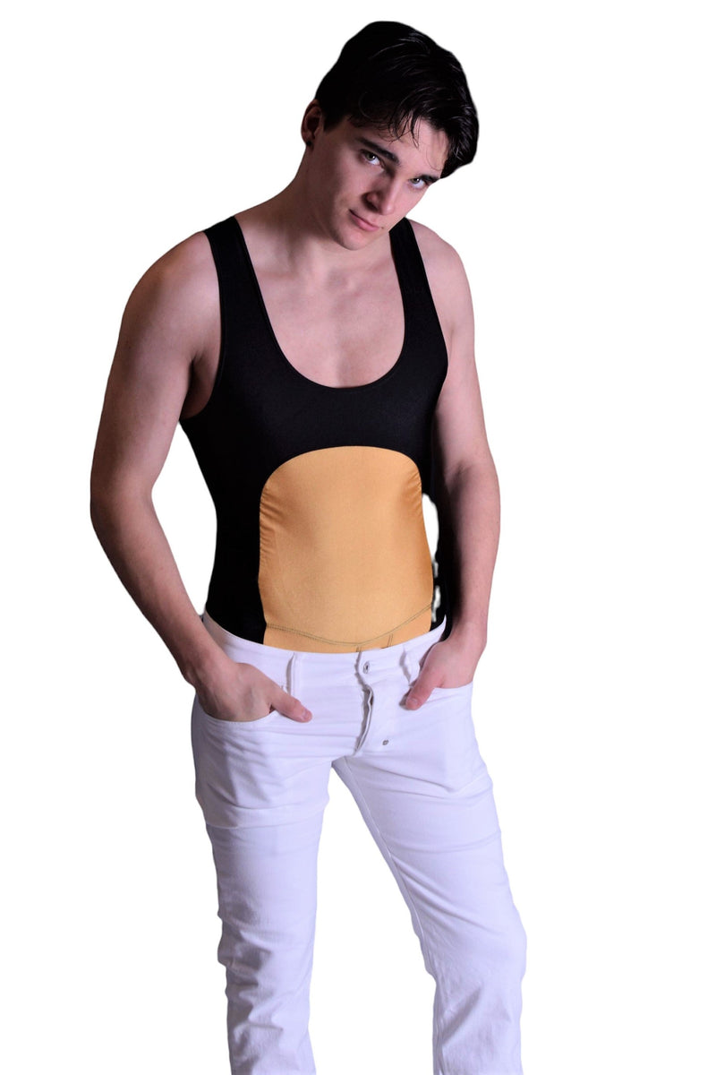 Rufskin Bodysuit Havok Anatomic Sportswear Singlet Running and swimming Gold 27