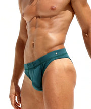 RUFSKIN Brief BENTO Thin-Hip Full-Seat Buttery Soft Briefs Peacock 45