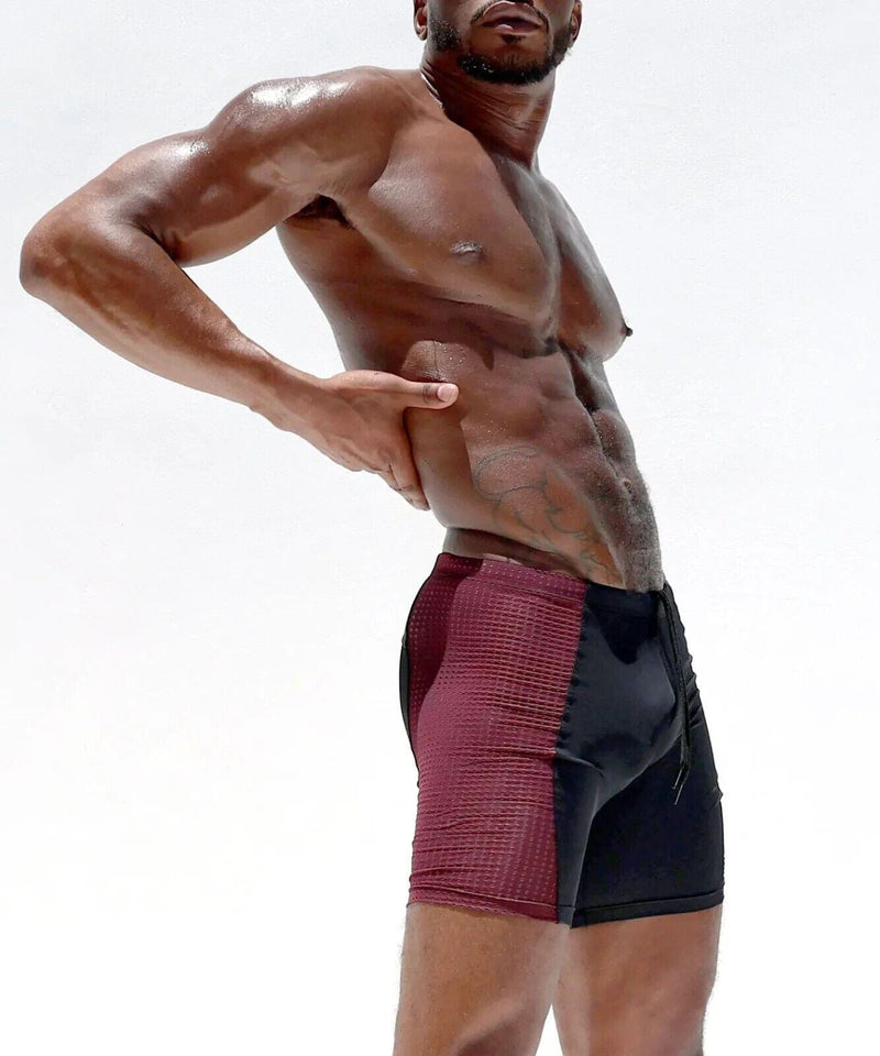 RUFSKIN Cycle Shorts SPLIT Premium Perforated Stretch Nylon Short Matte 75