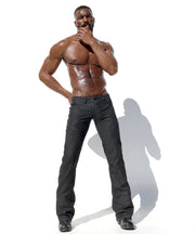 RUFSKIN Denim Jeans CHARLY Distressed Slim Fit Low-Rise Pants Premium Black