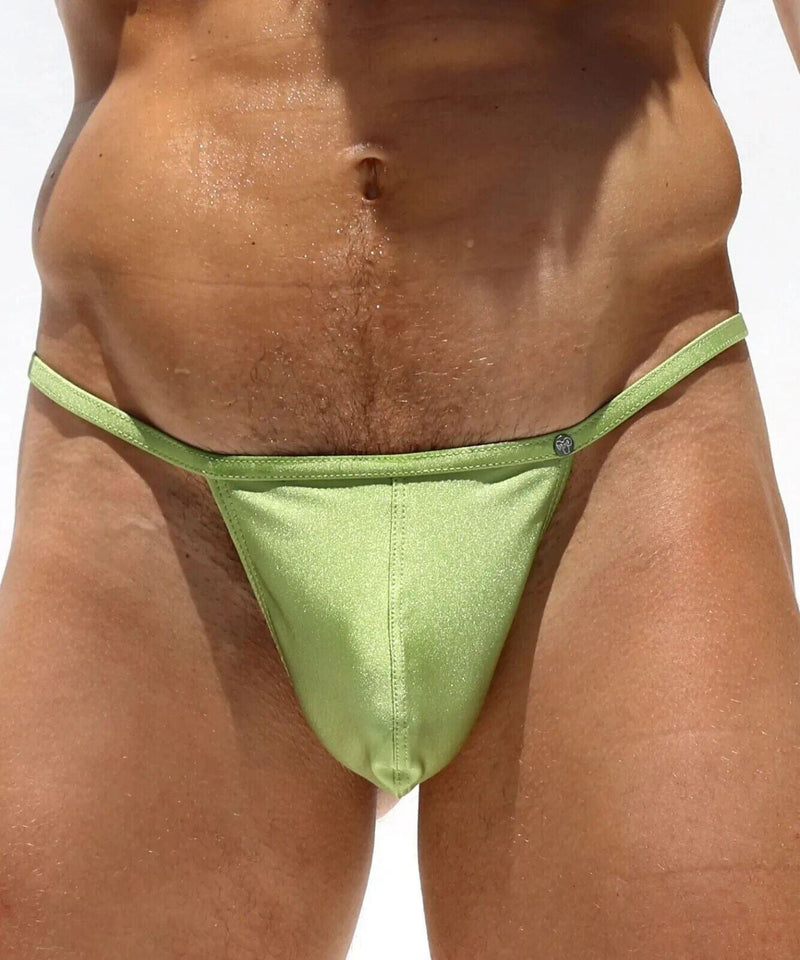 RUFSKIN Pouch Backless See-Through Sling Single Layer Shiny Kiwi