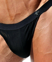 RUFSKIN QUENTIN Jockstrap Stretch Tulle Power Contour Pouch See-Through Mesh 42