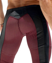 RUFSKIN ROUNDOFF Sport Leggings Mesh Perforated Stretchy Nylon Legging