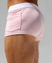 Rufskin Rufskin Boxer Brief Fabian Boxers Short Mens Quality Slip Pink 25