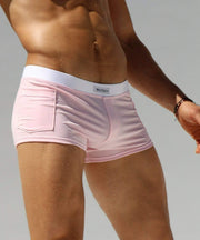 Rufskin Rufskin Boxer Brief Fabian Boxers Short Mens Quality Slip Pink 25