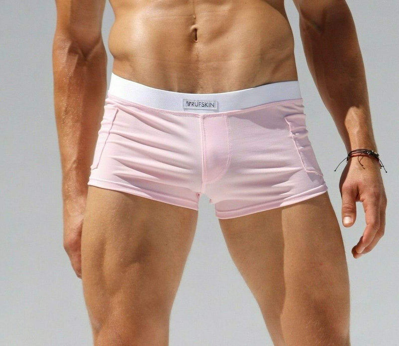 Rufskin L Rufskin Boxer Brief Fabian Boxers Short Mens Quality Slip Pink 25
