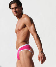 Rufskin Rufskin Jock-Brief Combo Vision Cotton/Spandex Backless Raspberry 8