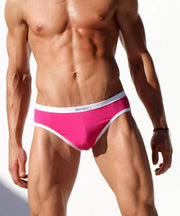 Rufskin Rufskin Jock-Brief Combo Vision Cotton/Spandex Backless Raspberry 8