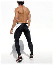 Rufskin RUFSKIN! Leggings Shark Stretchy Men Sportswear Running Legging Black 10