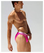 Rufskin Rufskin Swimwear Crown Swim Briefs Sexy Maillot Pink AF 18
