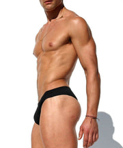 RUFSKIN's Cheeky Brief YURI 100% Bamboo Soft-Knit Briefs Black