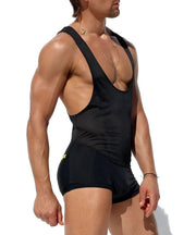 RUFSKIN Singlet RICKSON Stretch Sport 4-Way Mesh Bodysuit Black