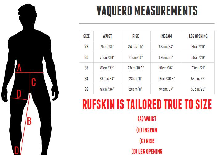 RUFSKIN Slim - Fit Flare Legs Jeans Vaquero Dark Distressed Denim Pants8