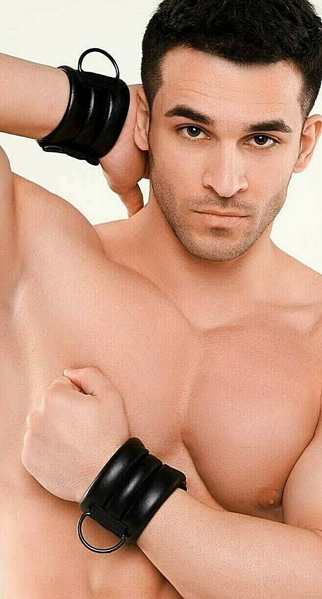 SexyMenUnderwear.com MASKULO Wristband Accessory Armored Next Men's D-Ring Wristband 1pc AC1210-90 13