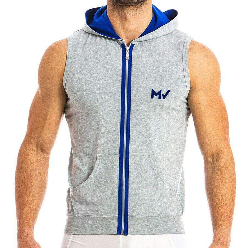 SexyMenUnderwear.com Modus Vivendi OTTER Tank Top Sleeveless Hoodie Cotton Sportswear Gray 11831 74