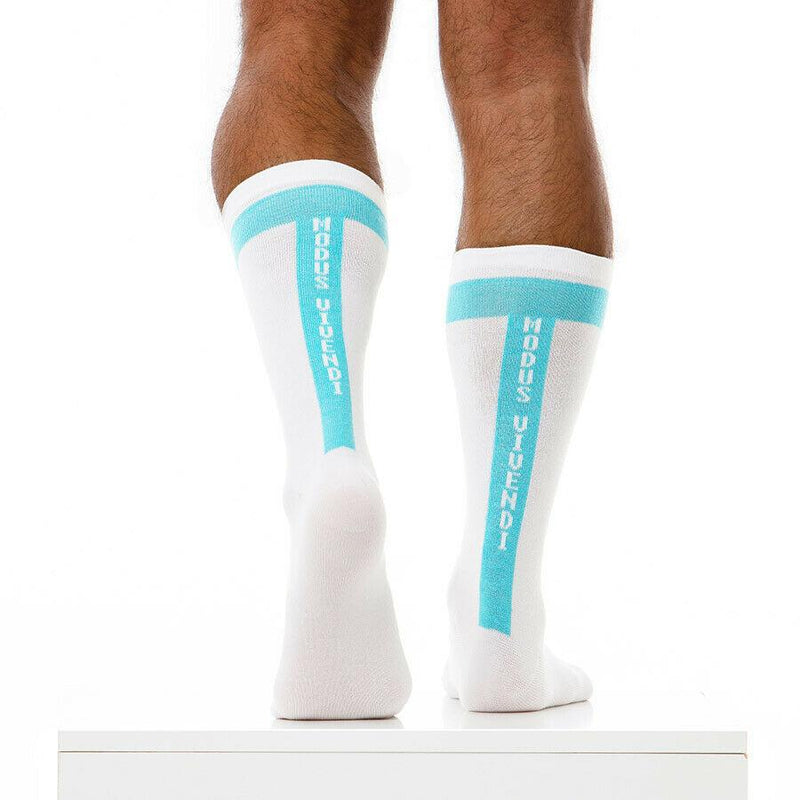 SexyMenUnderwear.com 5 - 9 1/2 Modus Vivendi Socks Athletic Aqua  XS1813 61