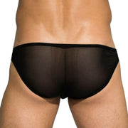 SexyMenUnderwear.com Private Structure Brief Desire Intima Mesh Low-Rise Bikini Briefs Black 3455 70