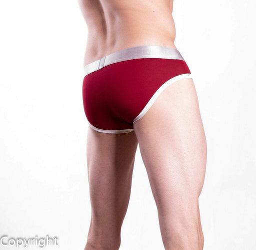 SexyMenUnderwear.com Private structure Brief Spectrum X Cotton Briefs Slips Red 3683 51