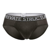SexyMenUnderwear.com Private Structure Brief Sport Platinum Platinum Low Rise Gray 3748 55