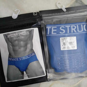 SexyMenUnderwear.com Private Structure Briefs Bamboo Platinum Low Rise Sport Brief Solid Blue 3748 53