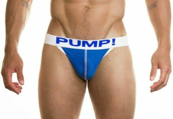 SexyMenUnderwear.com PUMP! JockStrap Neon Fuel Royal Jocks SusPensorium Royal 15018 49