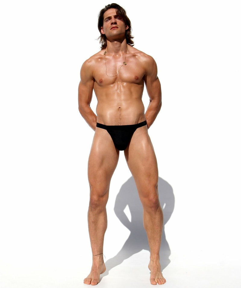 SexyMenUnderwear.com RUFSKIN Backless Pouch NEST Buttery-Soft Stretch Rayon Elastic Waistband Black 7