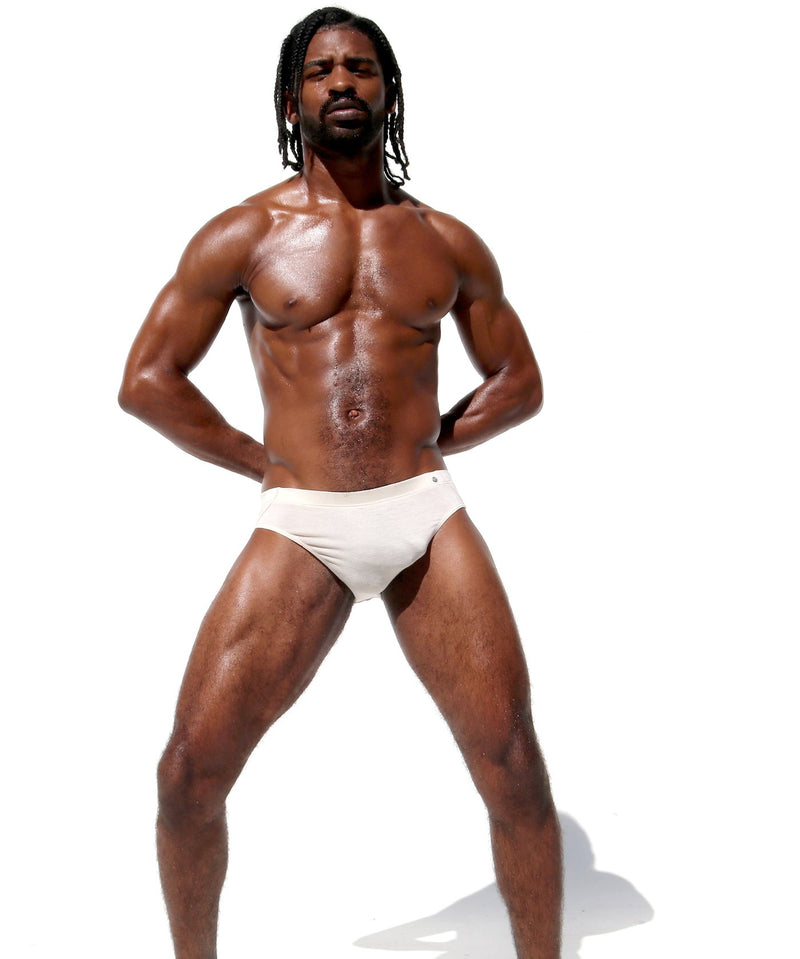 SexyMenUnderwear.com RUFSKIN TRAIL Brief Premium Stretchy Rayon Fabric Natural 3