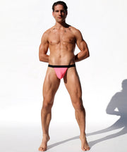SexyMenUnderwear.com RUFSKIN Vital Pouch Backless Bottomless thong Matte Fabric PINK AF 33