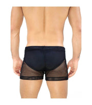 SexyMenUnderwear.com See-Through Swimwear "TOF PARIS" IBIZA Swim-Shorts Guaranteed Effect BLACK T4
