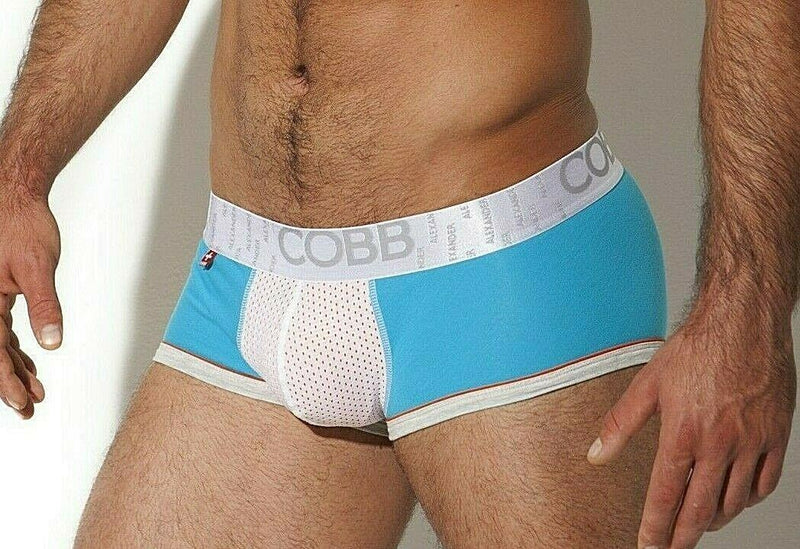 SexyMenUnderwear.com SMALL Alexander COBB Boxer Trunk USEDOM Mesh Double Cotton Lycra