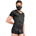 SexyMenUnderwear.com SMU Sexy Men  Leather Punk mask plus Gregg Homme T shirt  Boxer Kit Medium