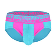 SexyMenUnderwear.com Sukrew Bloc Brief Unlined For Extra Stretch Bold Blue/Pink 25