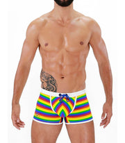 SexyMenUnderwear.com Swim-Boxer TOF PARIS Swim-Short Pride Edition Rainbow Flag Swimwear 22