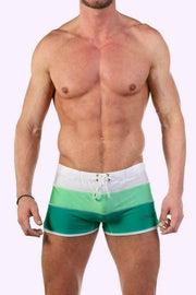 SexyMenUnderwear.com Swimwear JJ MALIBU IBIZA Swim-Trunk Green Swim-Short 2