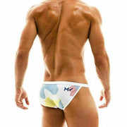 SexyMenUnderwear.com Swimwear Modus Vivendi Military Camouflage Tanga Swim-Brief White AS2011 50
