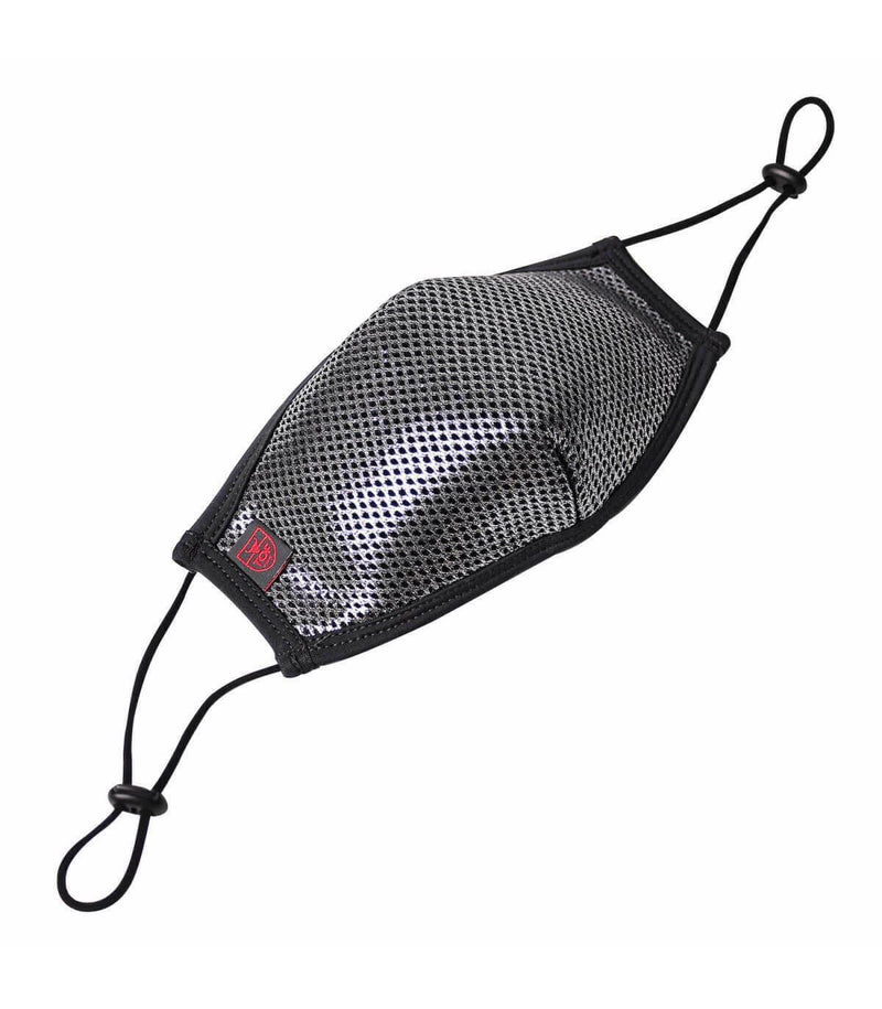 SexyMenUnderwear.com One Size TOF PARIS 3D WASHABLE SILVER MASK Washable & Reusable & Adjustable SILVER