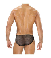 SexyMenUnderwear.com TOF PARIS Brief BULGE LACE MINI BRIEFS Floral Lingerie For Men Black 13