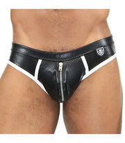 SexyMenUnderwear.com TOF PARIS Brief PILOT Empty Bottom Boxer Briefs BottomLess Mesh Easy Access 6