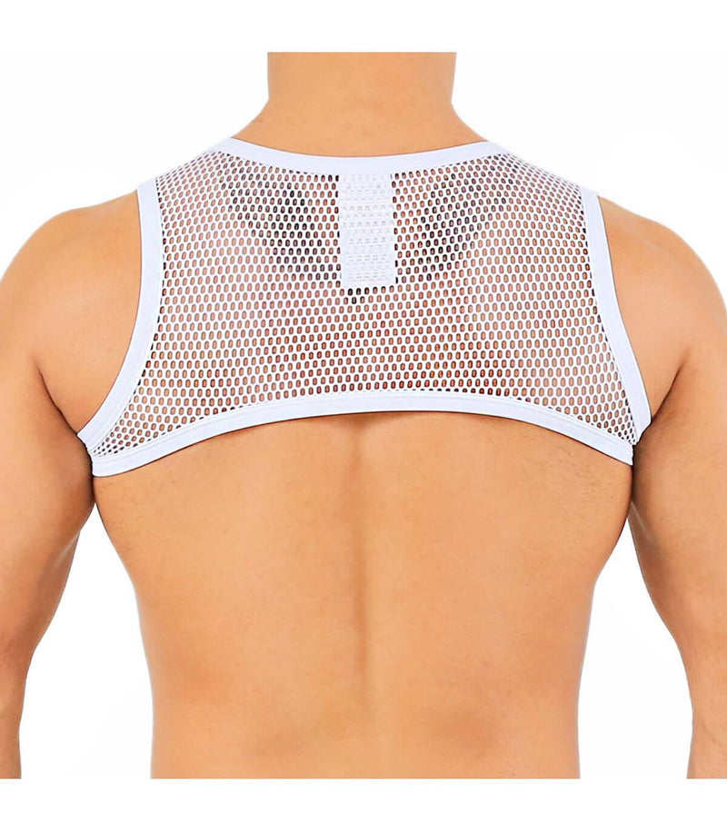 SexyMenUnderwear.com TOF PARIS Harness Spartacus Harnais Classic And Elegant Garment White 24