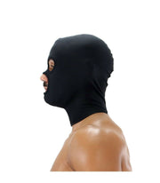 SexyMenUnderwear.com ONE SIZE TOF PARIS MASTER HOOD Cagoule Black microfibre SM hood Stretch One Size 7