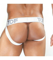 SexyMenUnderwear.com TOF PARIS Men's Jock CARTER Sexy & Soft Micro-Modal Jockstraps Blue-White 10